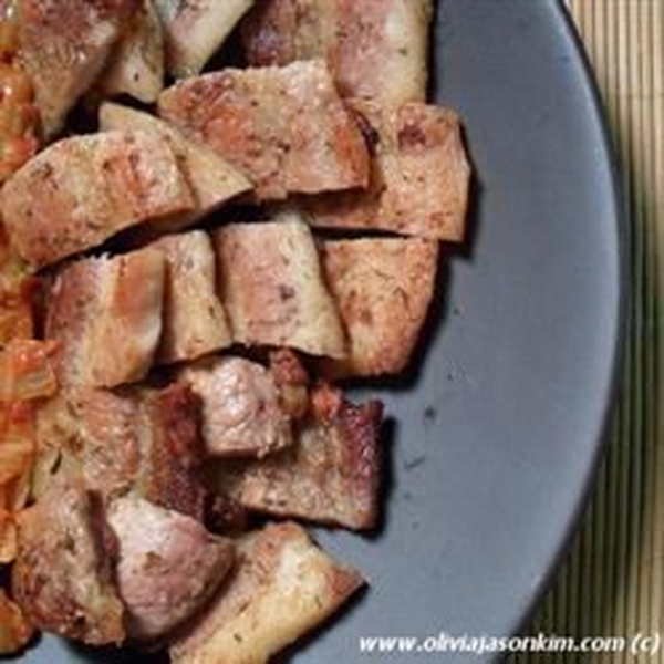 Herb Samgyupsal (Korean Grilled Pork Belly)