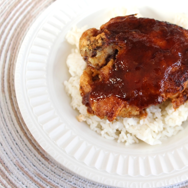 Baked Sweet and Sour Chicken Thighs