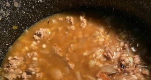 Coriander, Barley, Leek Soup