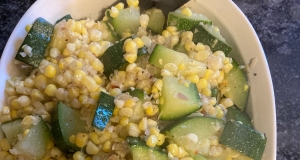 Fresh Corn and Zucchini Saute