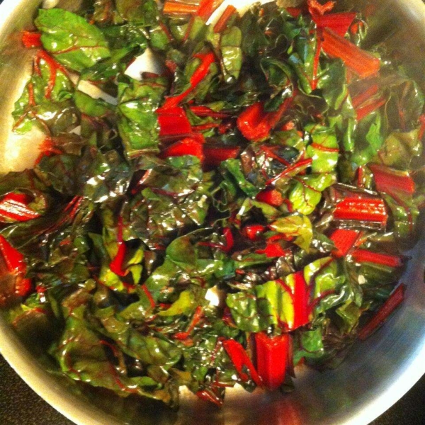 Swiss Chard Sauteed with Lime