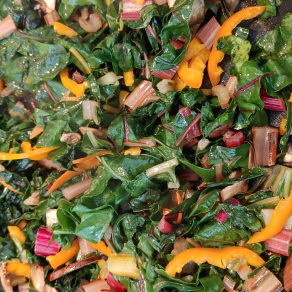 Swiss Chard Sauteed with Lime