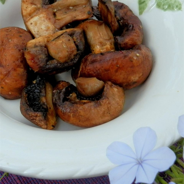 Deb's Spicy Summer Evening Mushrooms