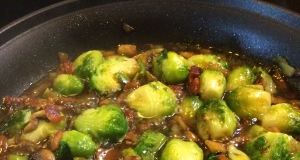 Honey Glazed Brussels Sprouts