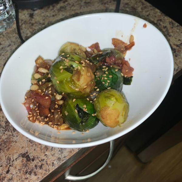 Honey Glazed Brussels Sprouts