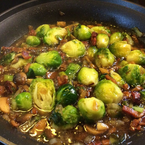 Honey Glazed Brussels Sprouts