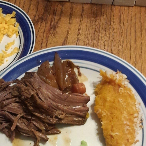 Slow Cooker Au Jus Pot Roast