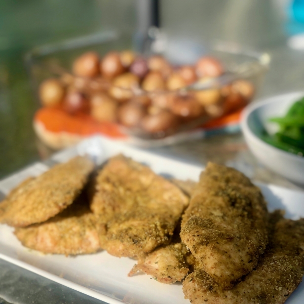 Baked Pesto Chicken Tenders