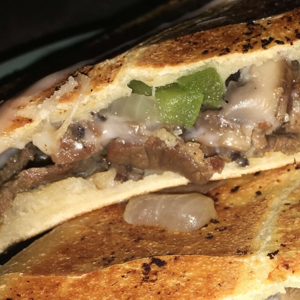 Griddle Style Philly Steak Sandwiches