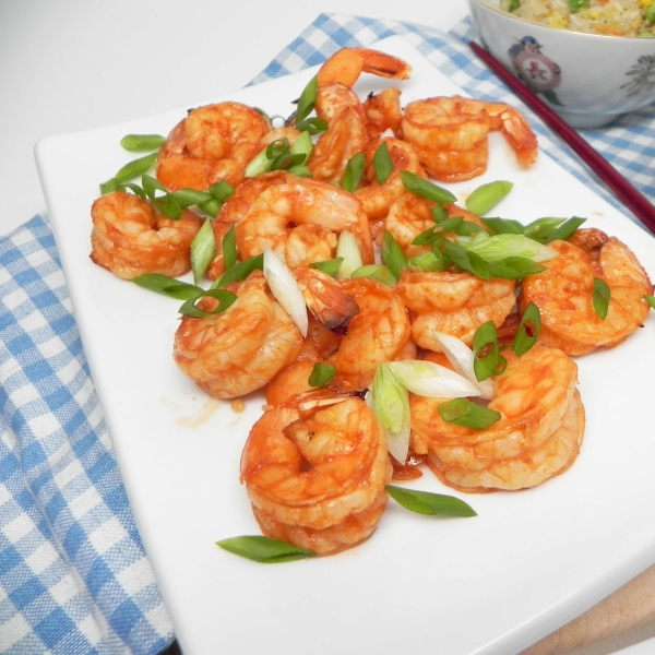 Air Fryer Sriracha-Honey Shrimp