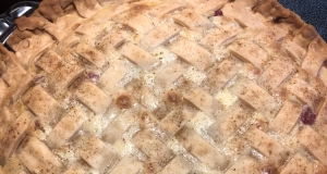 Sour Cream Gooseberry Pie