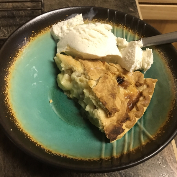 Sour Cream Gooseberry Pie