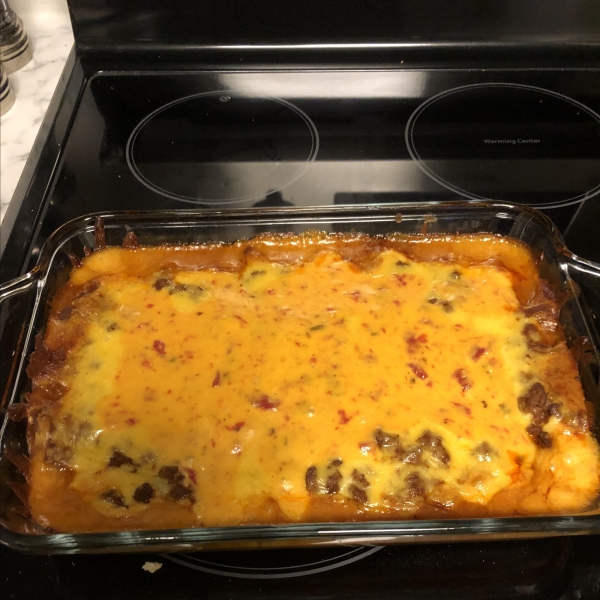 Tex-Mex Beef and Cheese Enchiladas