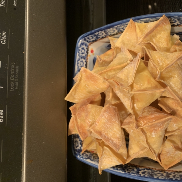 Air Fryer Crab Rangoon