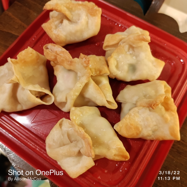 Air Fryer Crab Rangoon