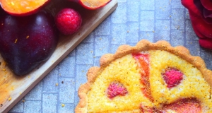 Plum and Raspberry Tart