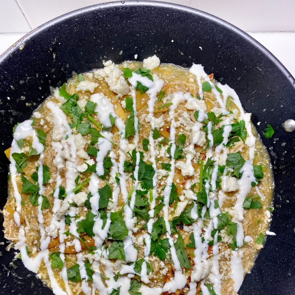 Chicken Chilaquiles Verdes