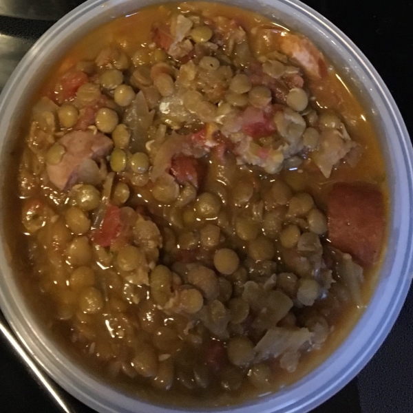 Lentil and Smoked Sausage Soup