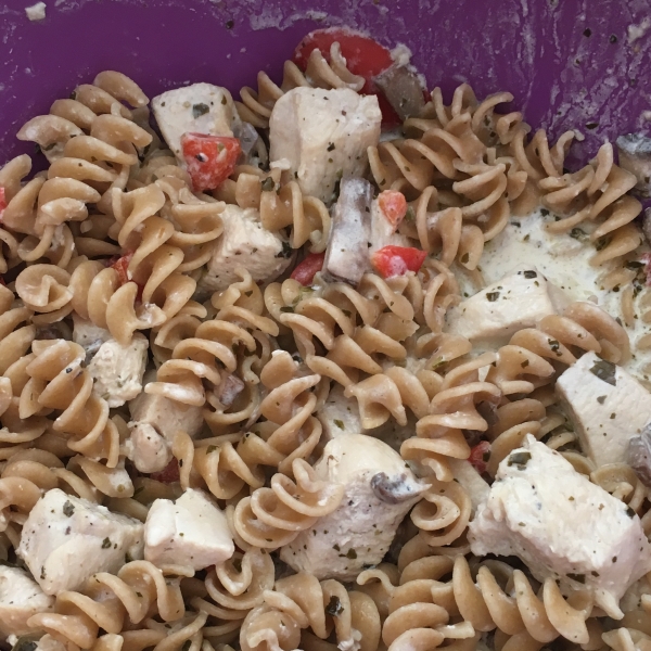 Chicken Alfredo Pesto Pasta