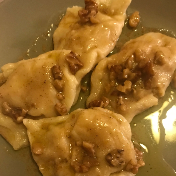 Butternut Squash Ravioli with Sage-Brown Butter Sauce