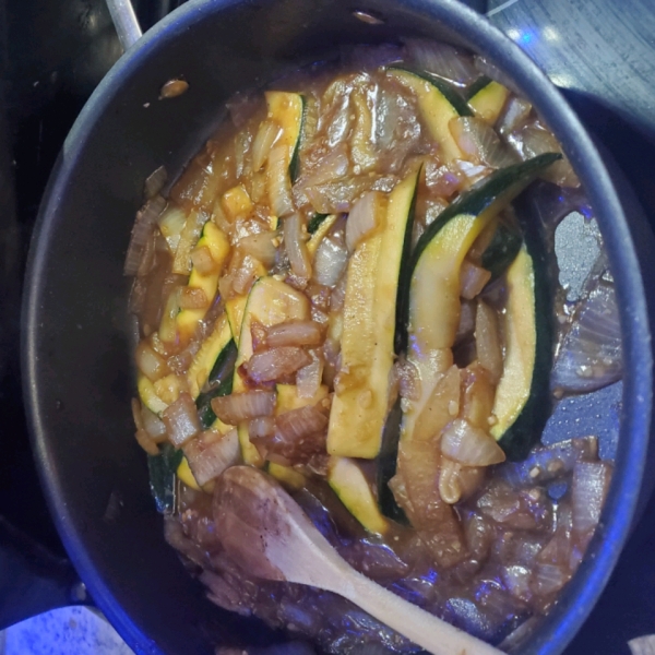 Japanese Zucchini and Onions