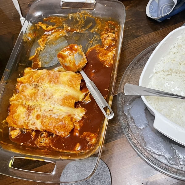 Chicken Enchiladas with Cream Cheese