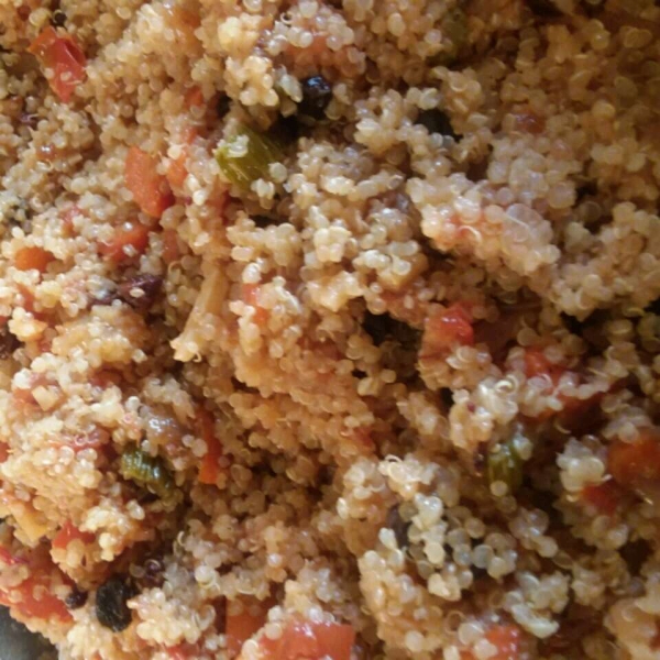 Quinoa Almond Pilaf