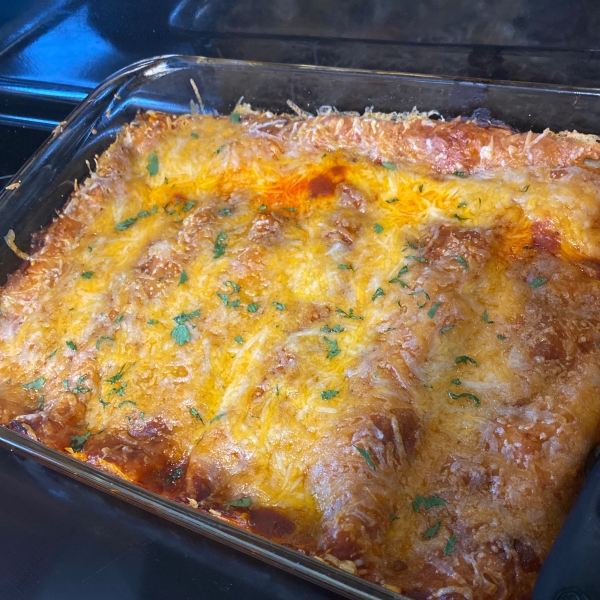 Beef Enchiladas with Homemade Sauce