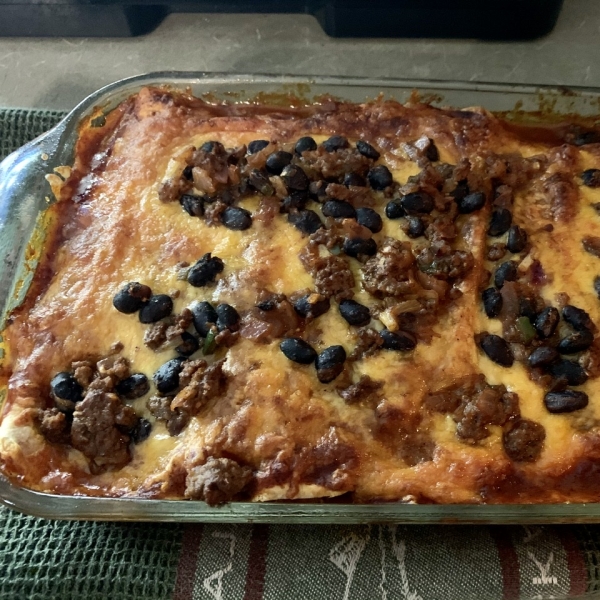 Beef Enchiladas with Homemade Sauce