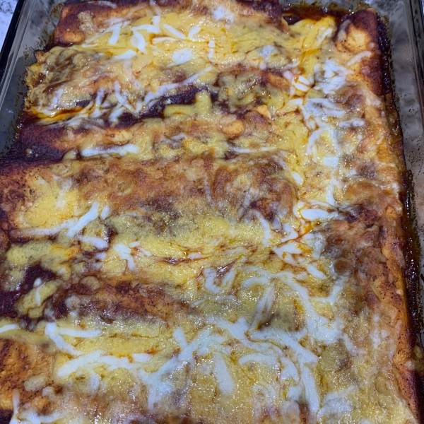 Beef Enchiladas with Homemade Sauce