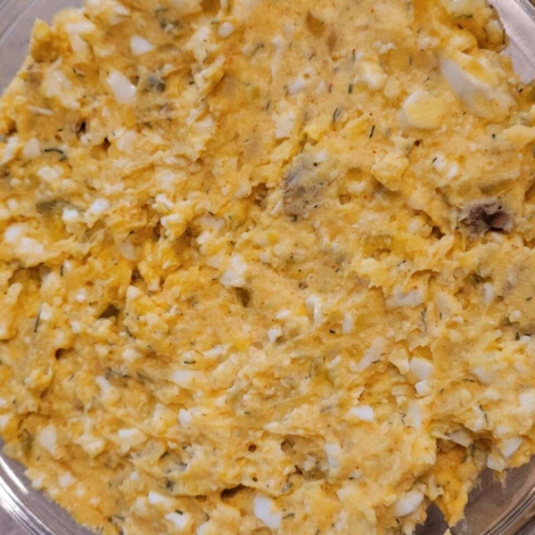 Potato Salad Deviled Eggs