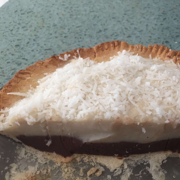 Coconut (Haupia) and Chocolate Pie