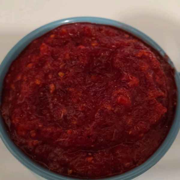 Cranberry Orange Relish with Orange Flavored Liqueur