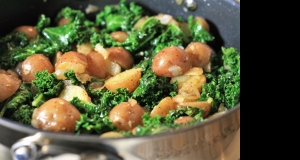 Sauteed Potatoes with Kale