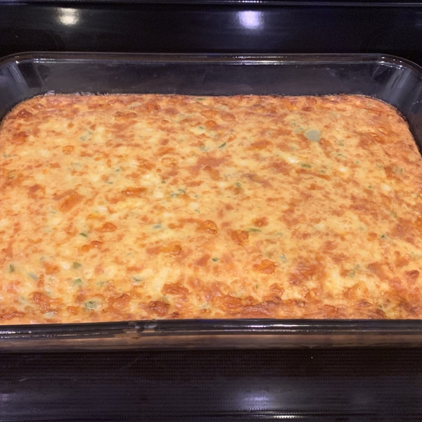 Christmas Green Chile Egg Casserole