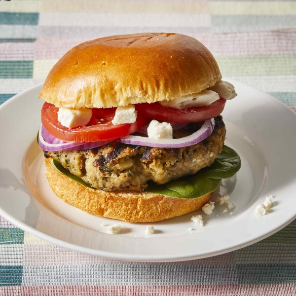 Greek Turkey Burgers