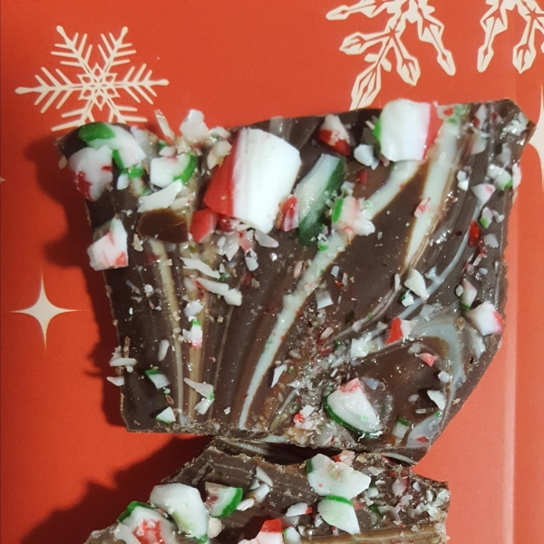 Milk Chocolate Peppermint Bark