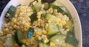 Fresh Corn and Zucchini Saute