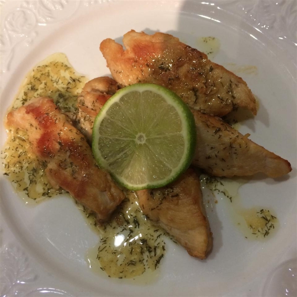 Chicken with Lime Butter