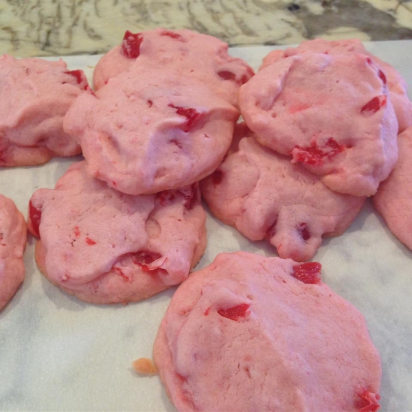 Cherry Shortbread Cookies