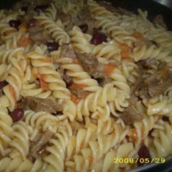 Taco Beef and Pasta