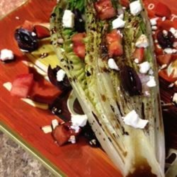 Greek-Inspired Grilled Wedge Salad