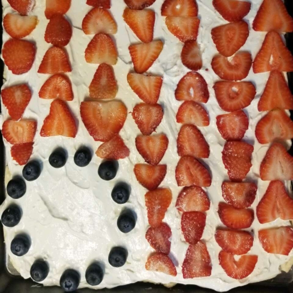 Patriotic Fruit Pizza