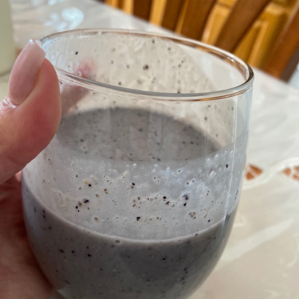 Blueberry Banana Oatmeal Smoothie