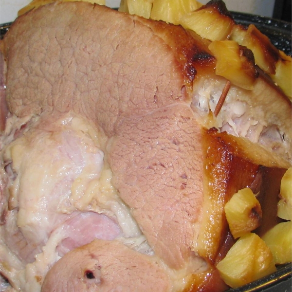 Bone-In Ham Cooked in Beer