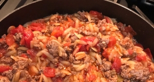 Greek Lamb and Orzo