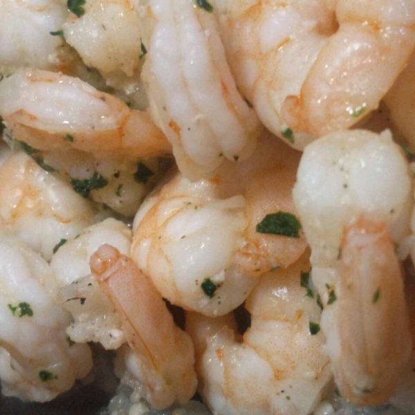 Garlic, Cilantro, and Lime Sauteed Shrimp