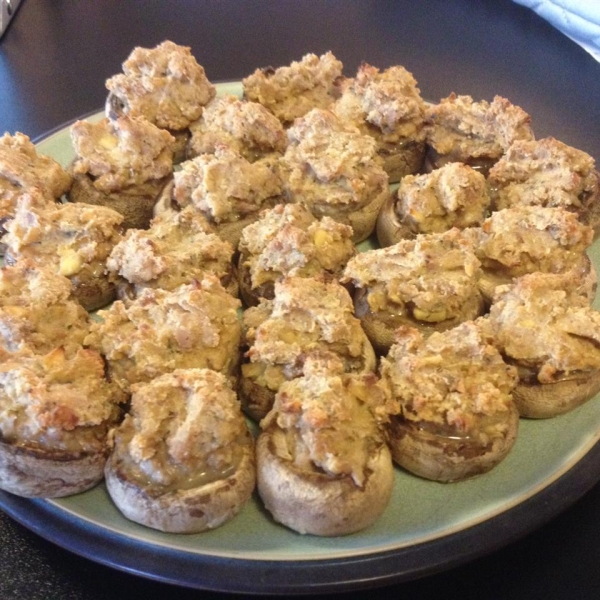 Caroline and Brian's Stuffed Mushrooms