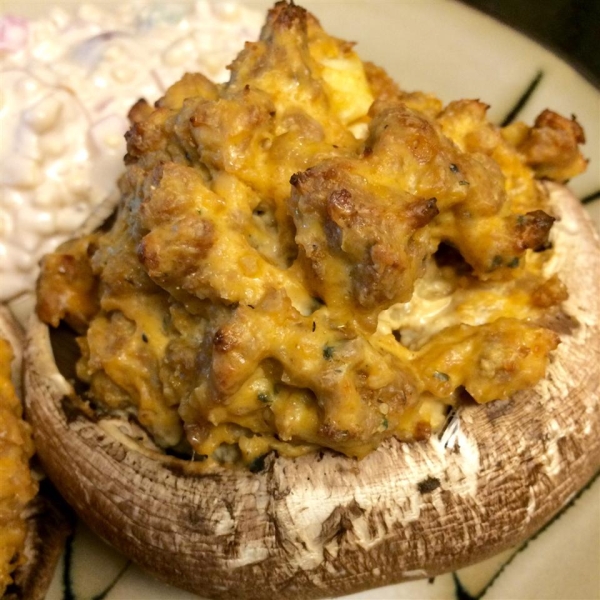 Caroline and Brian's Stuffed Mushrooms