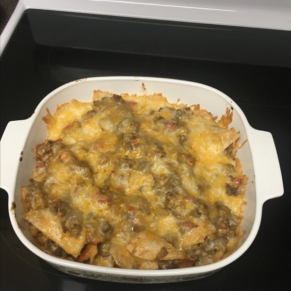 Beef Nacho Casserole